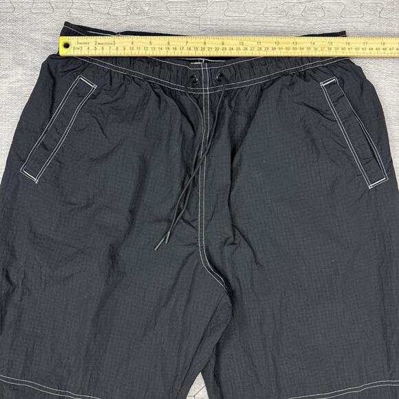 Nike Sportswear Swoosh Repel Joggers Pants Oversize Fit High-Rise Black Woven - Picture 4 of 10